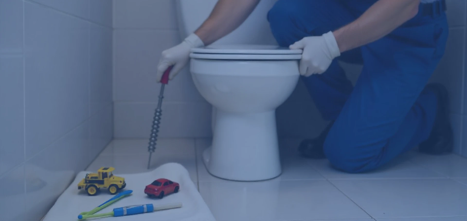 removing foreign objects from toilet drain