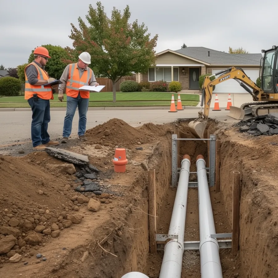 Featured image for “Sewer Line Replacement Cost in OKC”