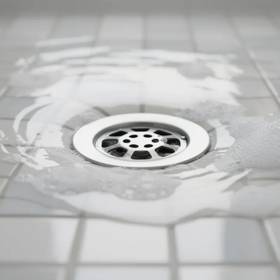 Featured image for “Shower Not Draining: Causes and DIY Fixes”